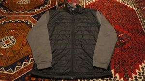 Chaqueta híbrida FootJoy para hombre XL acolchada negra y gris polar cremallera completa FJ golf - Imagen 1 de 8