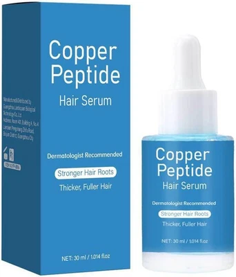 ORKNGLOWY Copper Peptide Hair Serum Growth for Women & Men, 30 ml (Pack of 1)