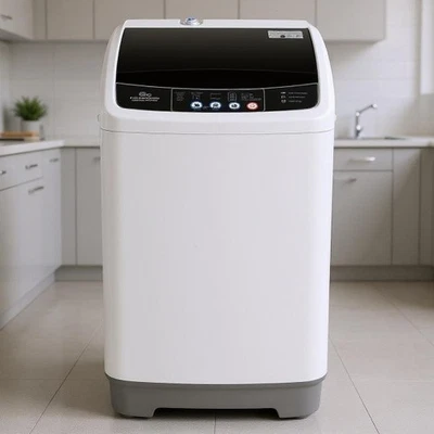 Портативная стиральная машина 15,6 фунтов 2,3 куб. фута стиральная машина и сушилка комбинированная со сливным насосом - Изображение 1 из 4