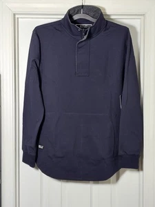 Chaqueta Pullover BYLT Elite Fairway Corte Caída Para Hombre Mediana Azul Marino Golf - Imagen 1 de 6