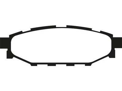 Комплект задних тормозных колодок для Subaru Forester 2009-2018 годов выпуска EBC 89153XSXX 2010 2011 2012 годов выпуска - Изображение 1 из 4