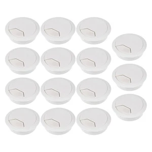  15 Pcs Office Desk Tube Cover Baby Desktop Plug Covers Protective Cable Hole - Afbeelding 1 van 7