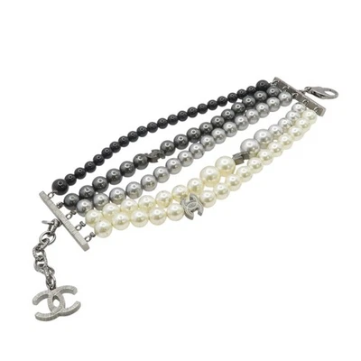 CHANEL CC Pearl Multi-Strand Bracelet - Image 1 of 4