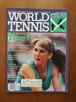 Vintage World Tennis Magazine February 1983 Tracy Austin - Image 1 of 2
