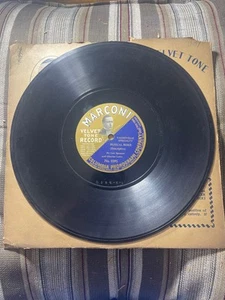 MARCONI Record 78 rpm 395 LEN SPENCER & CHARLES LOWE - Musical Moke - Vaudeville - Picture 1 of 4