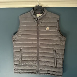 Rare Grey Moncler GUI Gilet -Size 5 (Fits L/XL) -Excellent condition - Picture 1 of 10