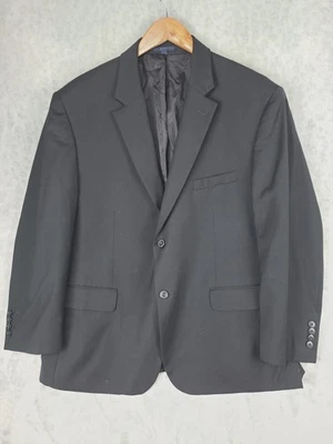 Jos A Bank 1905 Blazer Mens 46S Black Tailored Fit Wool Jacket Brrr. Comfort - Image 1 of 4