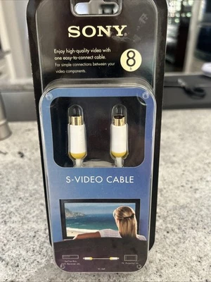 New Sony YC-24T 8 FT S -Video Cable 2006 S Video Connector - Image 1 of 4