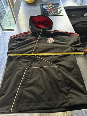 Retro Adidas Liverpool Fc Training Jacket Small Black Red 2009 Champions League - Image 1 of 4