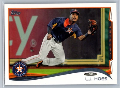 2014 TOPPS CARD # 647 L.J. Hoes - Houston Astros - Image 1 of 2