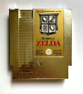 The Legend of Zelda – NES – 1985 – Cartouche Dorée + Étui + Notice – Bon État - Photo 1/4