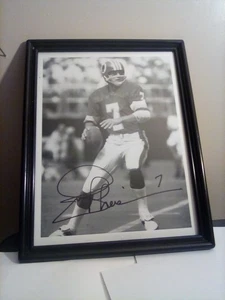 Joe Theismann Autographed 9x12 Photo Washington Redskins FREE SHIPPING - Picture 1 of 2