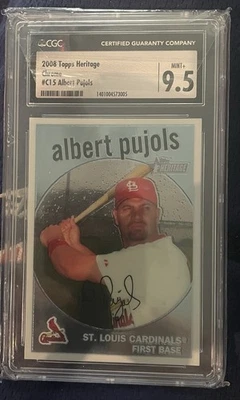 2008 Topps Heritage - Chrome Albert Pujols #C15 /1959 - Image 1 of 2