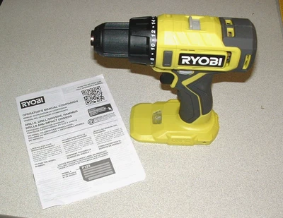 Ryobi  18V  1/2"  Drill, PCL206 18-Volt ONE+ Lithium. BARE TOOL,Cordless, - Image 1 of 2
