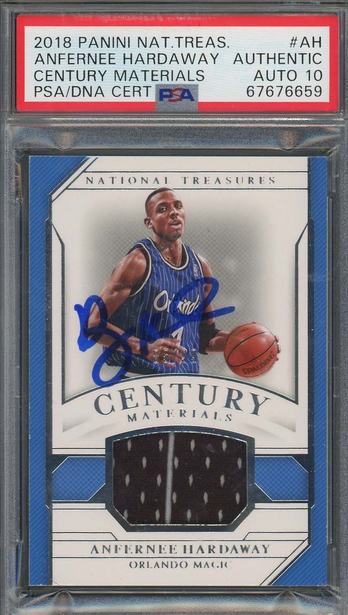 Panini Anfernee Hardaway Basketball Autographed Sports Trading 