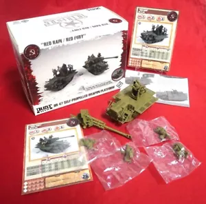 DUST Tactics BR 47 Piattaforma arma semovente rossa pioggia rossa furia COMPLETA - Foto 1 di 4