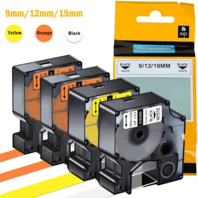 GREENCYCLE Compatible for Dymo Rhino Industrial Label Flexible Nylon Polyester Vinyl Tape