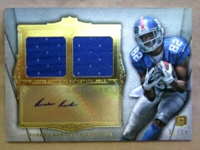 RUEBEN RANDLE RC 2012 TOPPS SUPREME DUAL PATCH AUTO#10/15!GIANTS WR RC AUTO  - Image 1 of 3