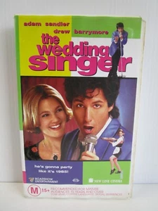 The Wedding Singer, Adam Sandler, Drew Barrymore, VHS Tape, Movie, 1998 - Picture 1 of 4
