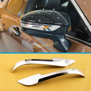 Stainless Steel Car Side Wing Rear View Mirror Trims For 2023-2024 Toyota Prius - Picture 1 of 7