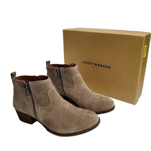 Lucky Brand Betwixt Ankle Women's Boots Size 8  Oiled Suede Zip Up - Bild 1 von 17