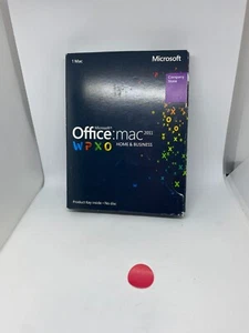 Microsoft Home and Business 2011 WPXO 1 Mac PRODUCT KEY Card inside - Picture 1 of 3