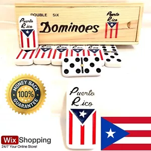 Bandera de dominó doble de Puerto Rico tamaño regular - Imagen 1 de 1