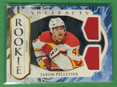 2023-24 Upper Deck Artifacts Jakob Pelletier Rookie RC #197 Dual Jersey /399 - Image 1 of 3
