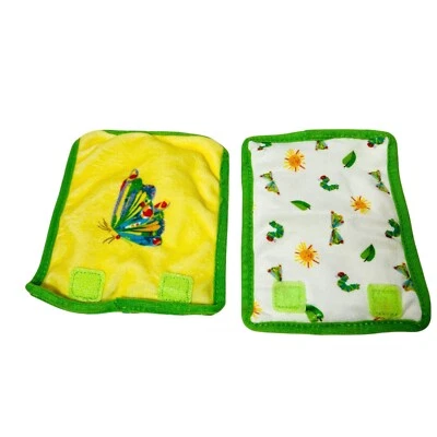 Eric Carle Butterfly Hungry Caterpillar Car Seat Belt Strap Covers Soft Yellow - Image 1 of 4