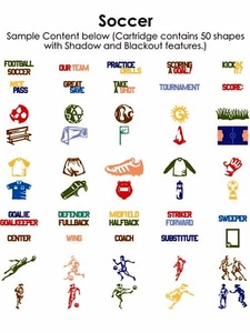 Cricut Soccer Cartridge Brand New Sealed Never Linked or Opened - Picture 1 of 3