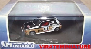 RENAULT 5 GT TURBO TOUR DE CORSE 1985 JEAN-PIERRE DERIU UNIVERSAL HOBBIES 1/43 - Foto 1 di 1