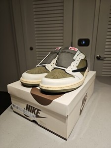 2024 Nike Air Jordan 1 Retro Low OG SP Travis Scott Med Olive DM7866-200 SIZE 12