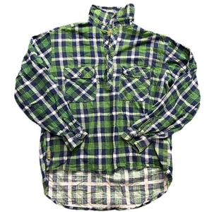 Milton Men's Long Sleeve Multicoloured Checked Button Up Shirt Size XL - Picture 1 of 9