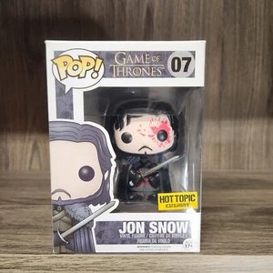 Funko Pop Jon Snow #07 Hot Topic Exclusivo Juego de Tronos AUTÉNTICO - Imagen 1 de 7