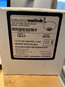 Sensor Switch CM9-P Ceiling Sensor with photo sensor New in Original Box - Picture 1 of 1