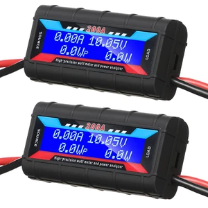2 Pcs 200A High Precision Watt Meter Power Analyzer Battery Consumption Performa - Picture 1 of 12