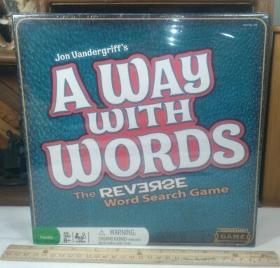 Family Fun Board Game - Jon Vandergriff's A Way With Words Reverse Word Search - Image 1 of 4