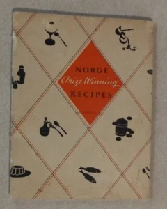NORGE PRIZE WINNING RECIPES 1935 BORG-WARNER CORP PB BOOK 31 PAGES - Picture 1 of 5