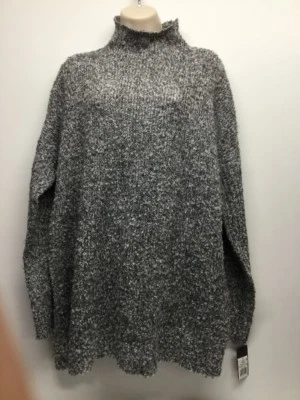 Suéter tejido Mossimo gris brillo para mujer talla M nuevo con etiquetas Foto 1 de 4