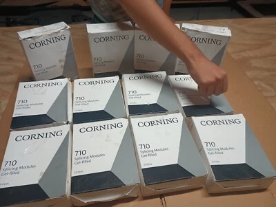 Módulos de empalme 3M 710 más de 250 pares rellenos de gel 710-BC1-25 Corning 12 cajas  Foto 1 de 4