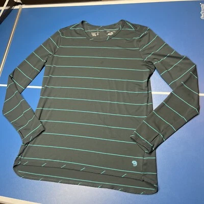 Pulôver Mountain Hardwear manga longa camada base gola redonda azul G com bolso - Imagem 1 de 4