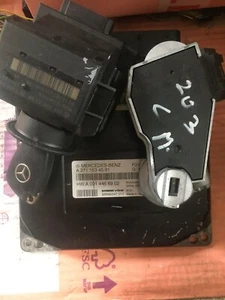 JUEGO DE BLOQUEO MERCEDES CLASE C W203 CON ECU, INTERRUPTOR DE ENCENDIDO Y BLOQUEO DE DIRECCIÓN - Imagen 1 de 5