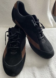 DMT  Agu 45 Black And Brown Bicycle Shoes - Picture 1 of 10