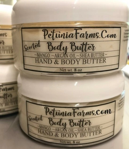 *COCONUT CREAM *  BODY BUTTER ****LG 8 OZ  COCOA SHEA BUTTER MANGO BODY BUTTER - Image 1 of 2