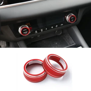For Outlander 2022 2023 Air Condition Knob Button Ring Cover Decor Pair - Picture 1 of 7