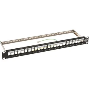 Tripp Lite N062-024-KJ-SH 24-Port Shielded Blank Patch Panel RJ45 USB HDMI - Picture 1 of 5