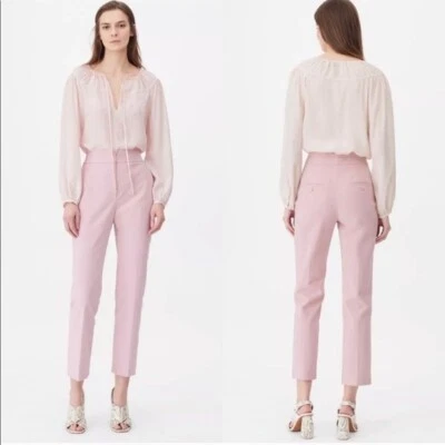 NEW $325 TAILORED Rebecca Taylor Women's  Stretch Suiting Pants Primrose Sz 2 - Image 1 of 4