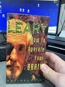 Dr. Timothy Leary - How To Operate Your Brain (VHS, 1994) **NEW SEALED HTF OOP** - Picture 1 of 5