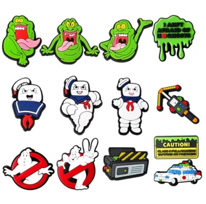 (12) LOT GHOSTBUSTERS SLIMMER NO GHOST ECTO1 Shoe Clog Charms - Picture 1 of 1