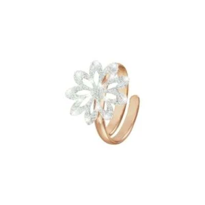 ANELLO APERTO DONNA STROILI Jolie OTTONE ROSA MARGHERITA con GLITTER 1627605 - Foto 1 di 2